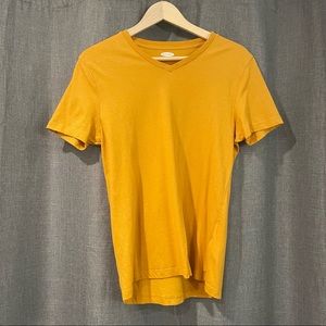 Dark Mustard V-Neck Shirt